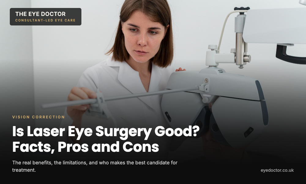Is Laser Eye Surgery Good? Benefits, Limitations, & Suitability